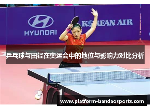 乒乓球与田径在奥运会中的地位与影响力对比分析