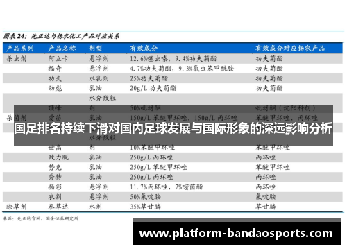 国足排名持续下滑对国内足球发展与国际形象的深远影响分析