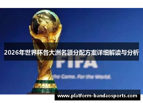 2026年世界杯各大洲名额分配方案详细解读与分析